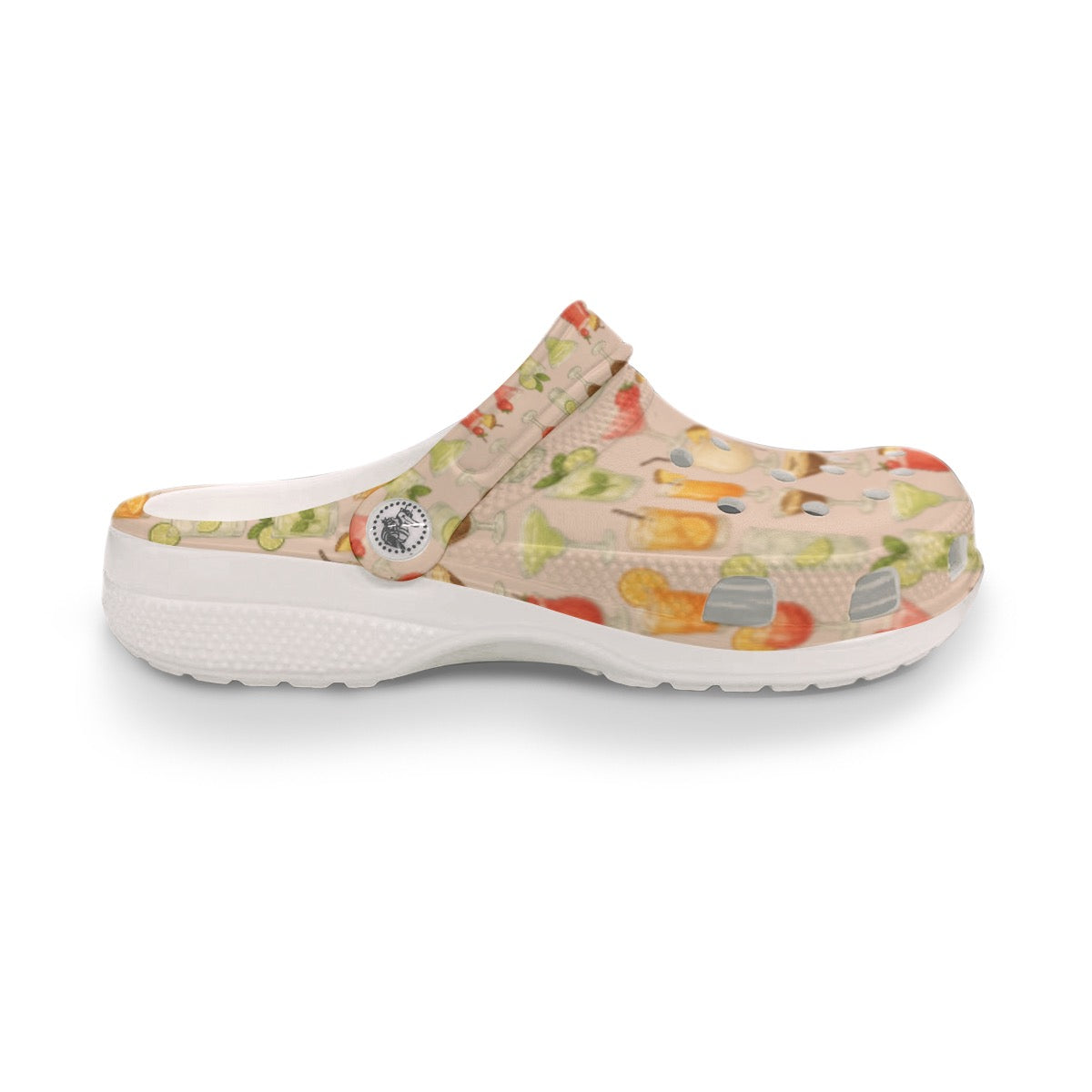 Cheers Mixed Drink Print Women's Classic Clogs Lightweight EVA Sandal Clogs Cruise Vaca Bartender