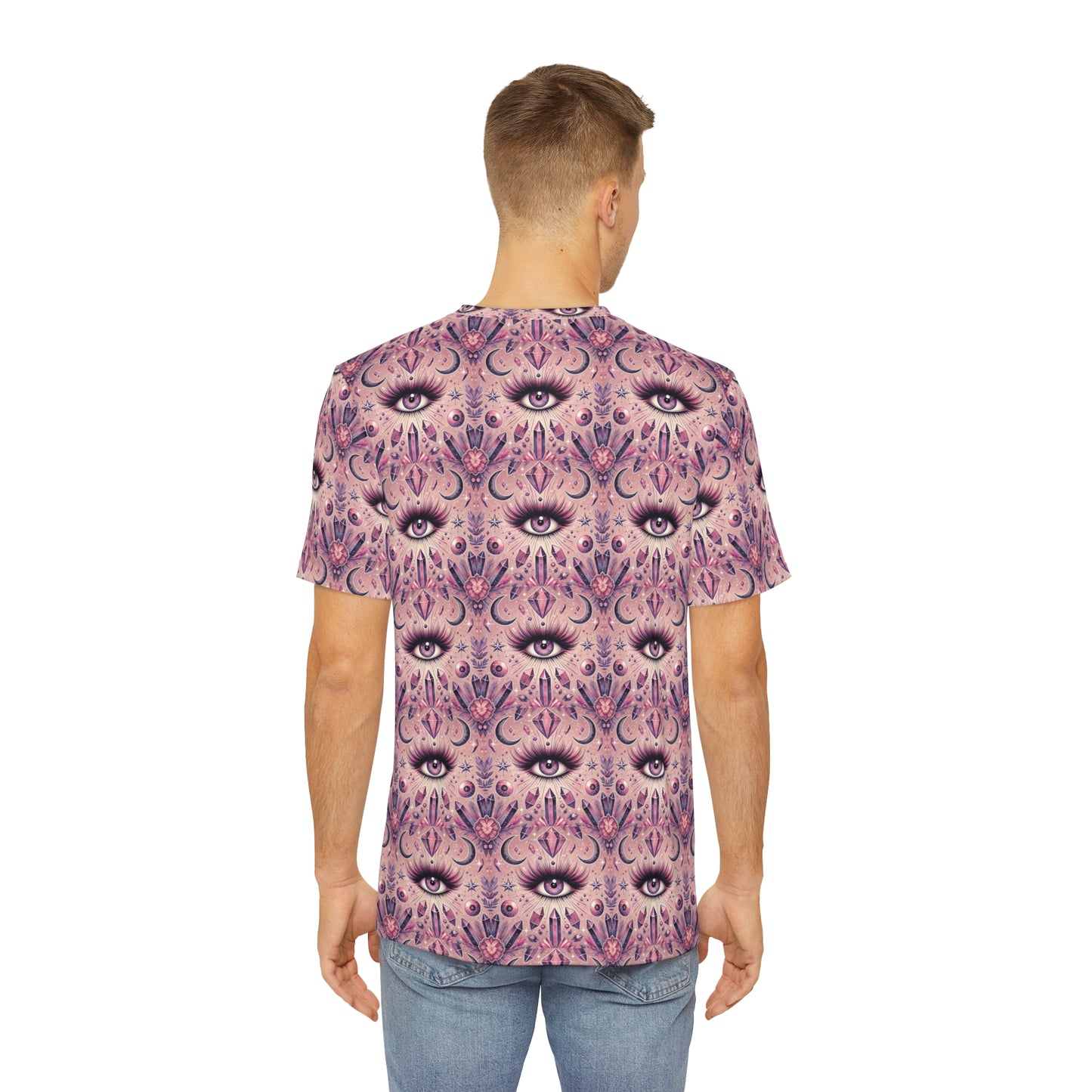 All Seeing Eyelash Super Soft Men's Polyester Tee