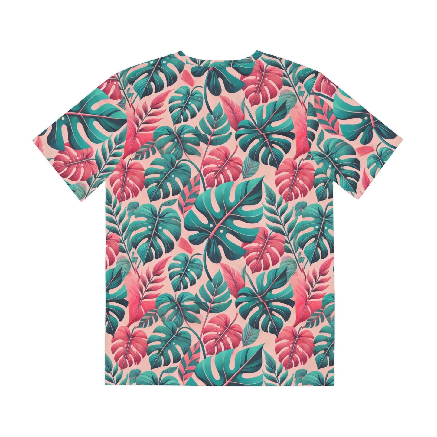 Don't Worry Leaf Print Super Soft Men's Polyester Tee