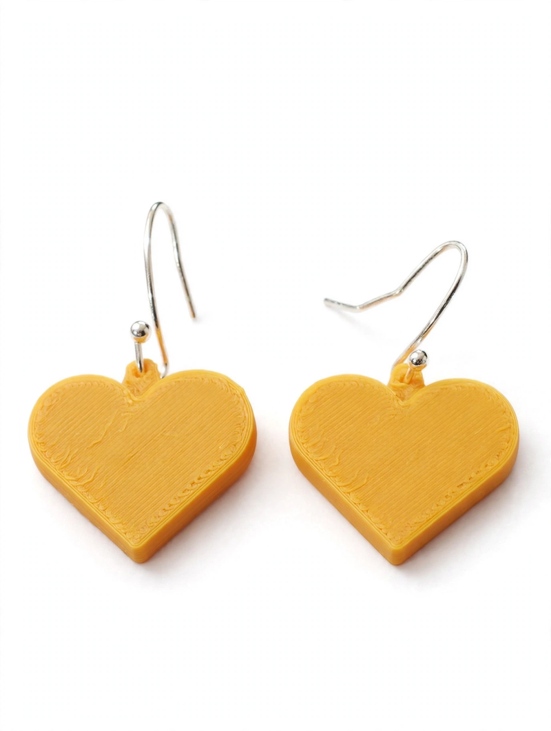 Hearts You 3D Printed Women’s Earrings