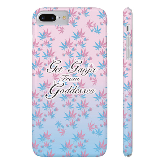 Get G@nja Hemp Leaf Apple iPhone Phone Case