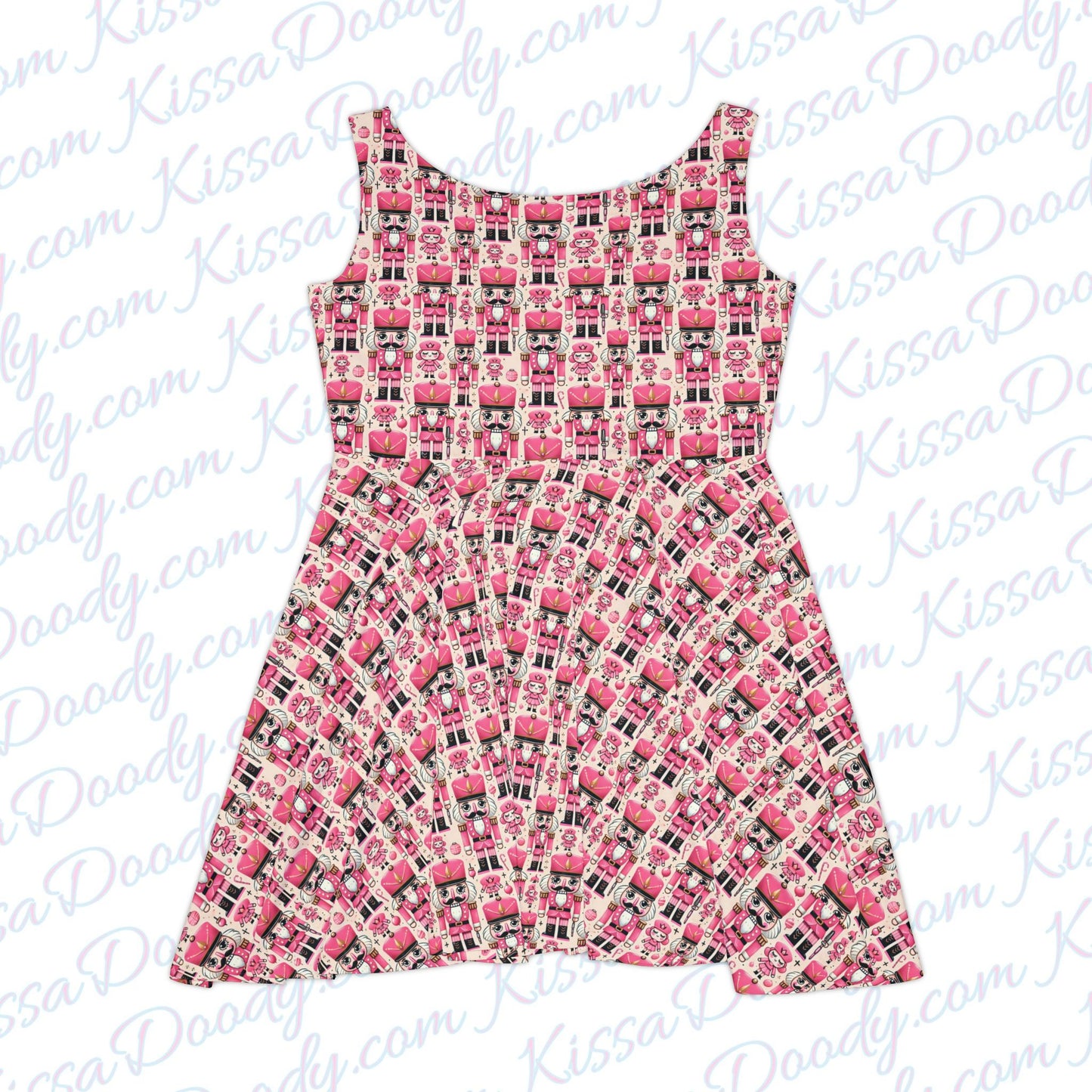 Oh Pink Nuts Nutcracker Pink Holiday Women's Dress