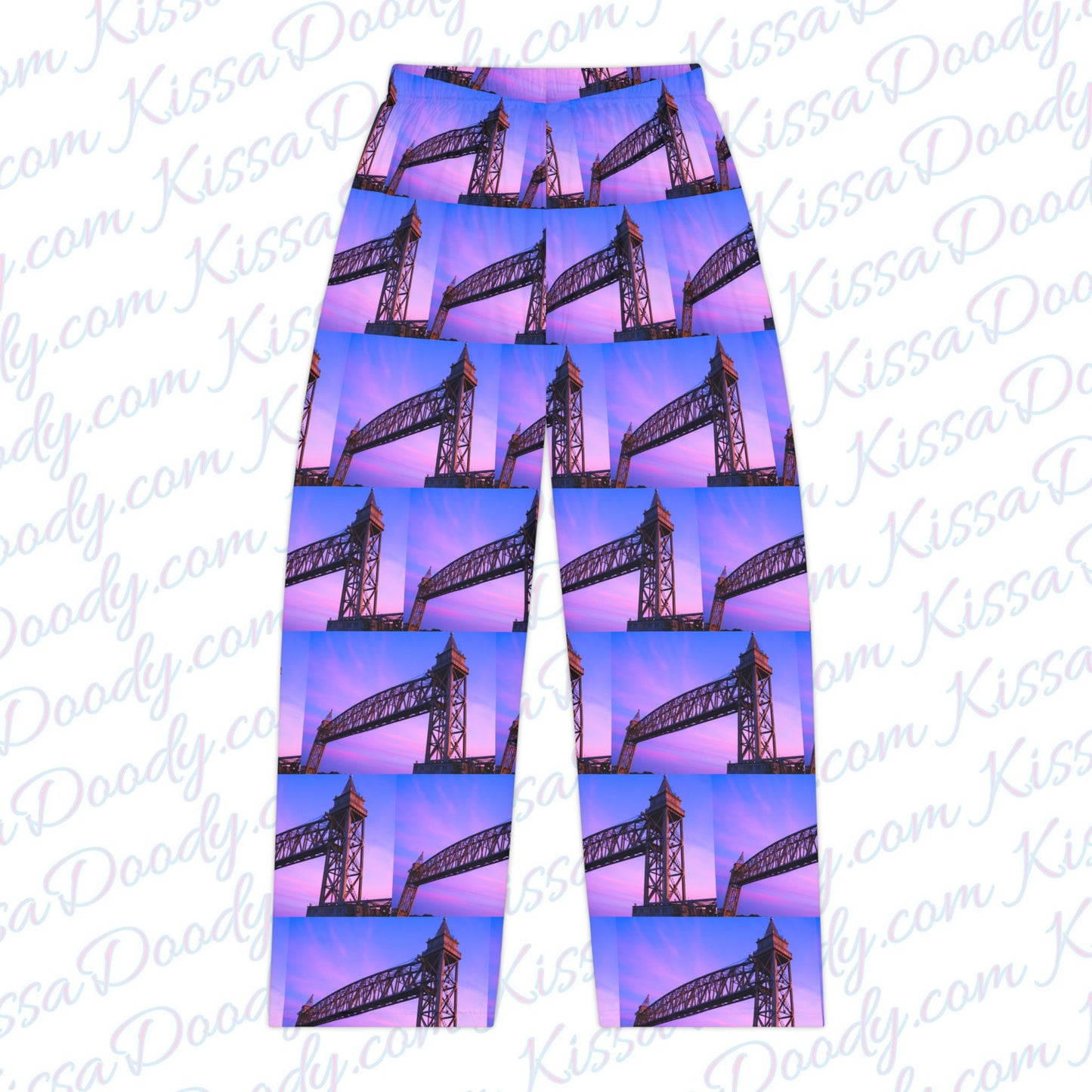 Cape Cod Train Bridge Cape Cod Mass Pajama Pants