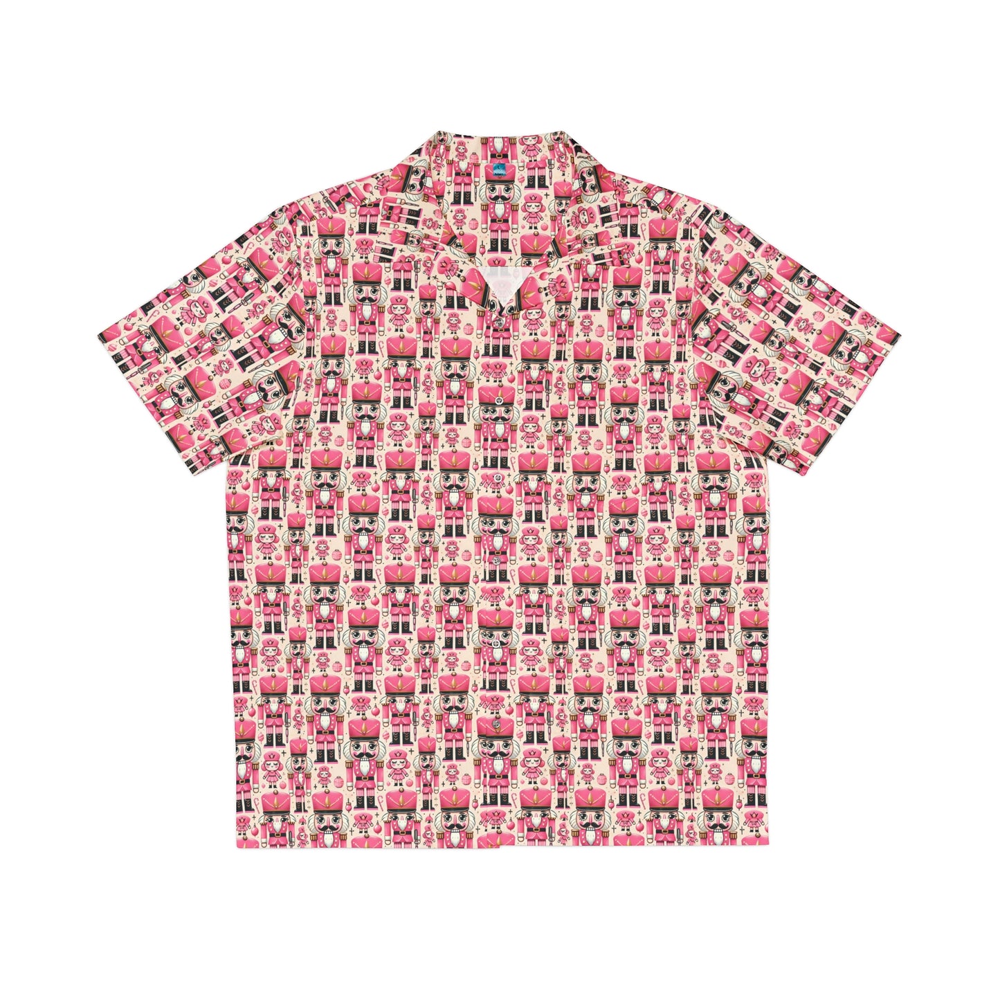 Oh Pink Nuts Nutcracker Pink Holiday Men's Shirt