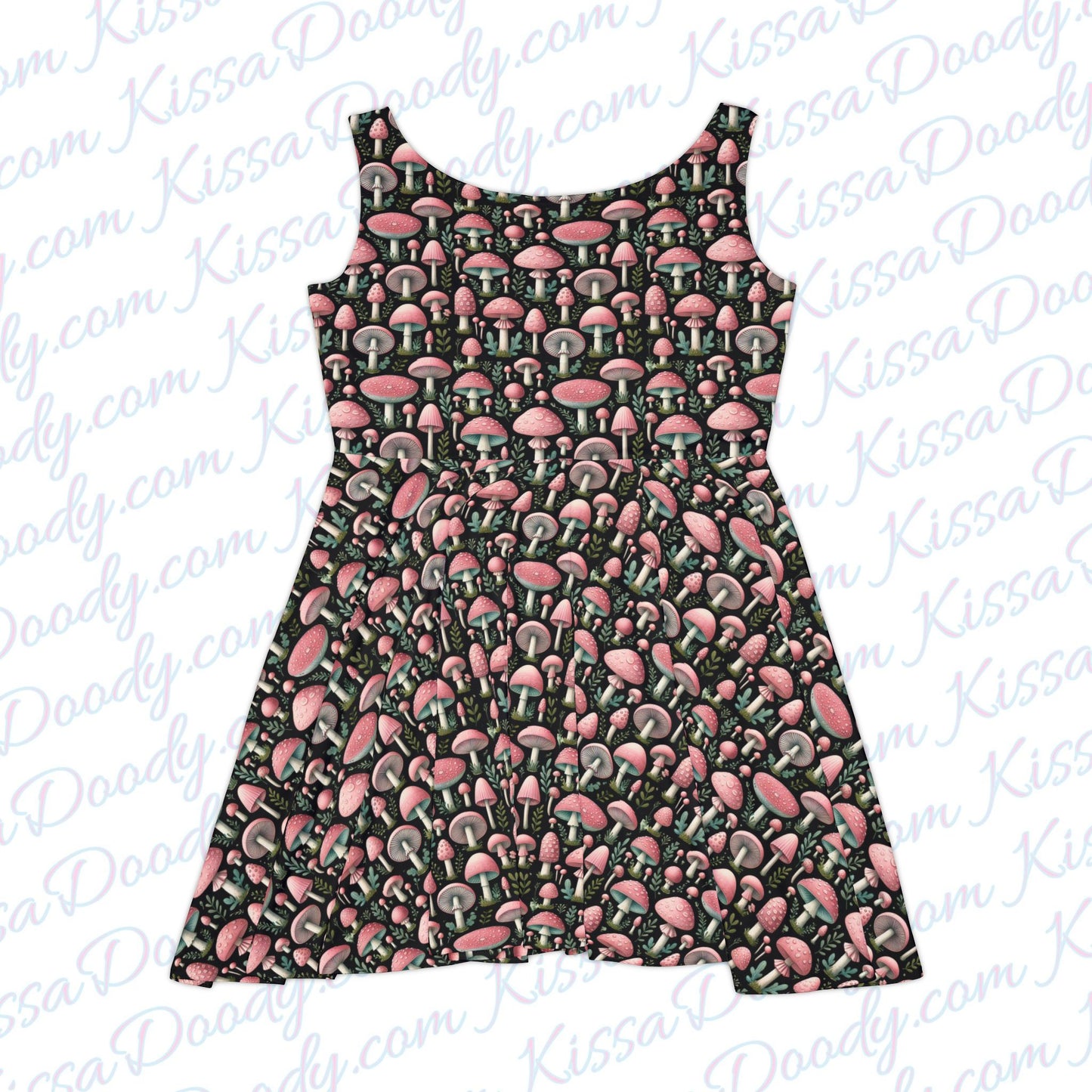 Pink Mushroom Women's Dress