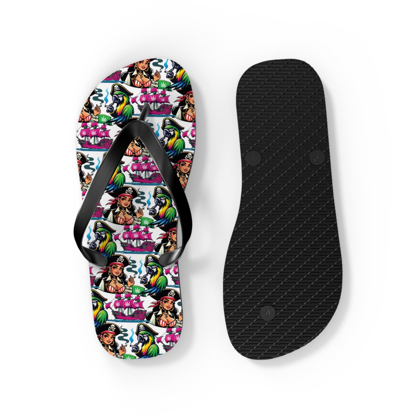 Kush Pirate Flip Flops