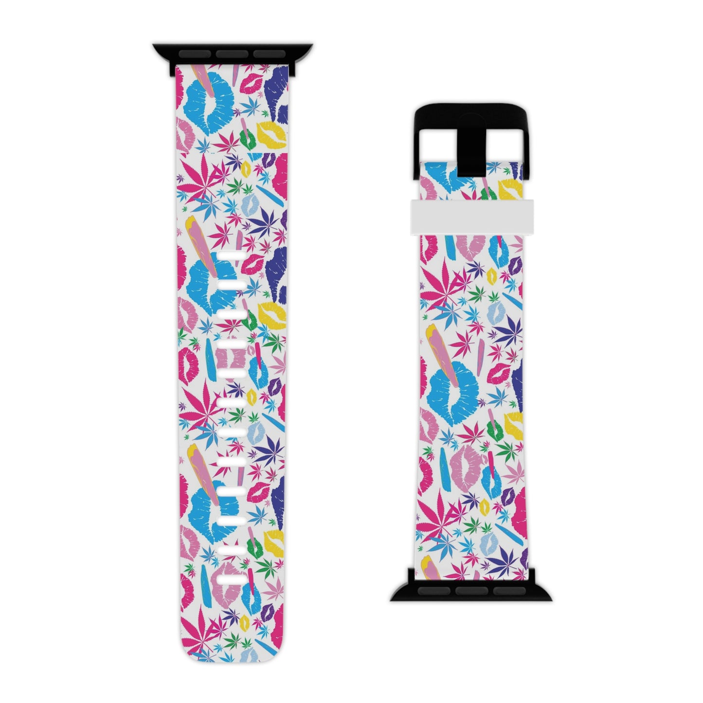 Smoke Queen White Widow Watch Band for Apple Watch