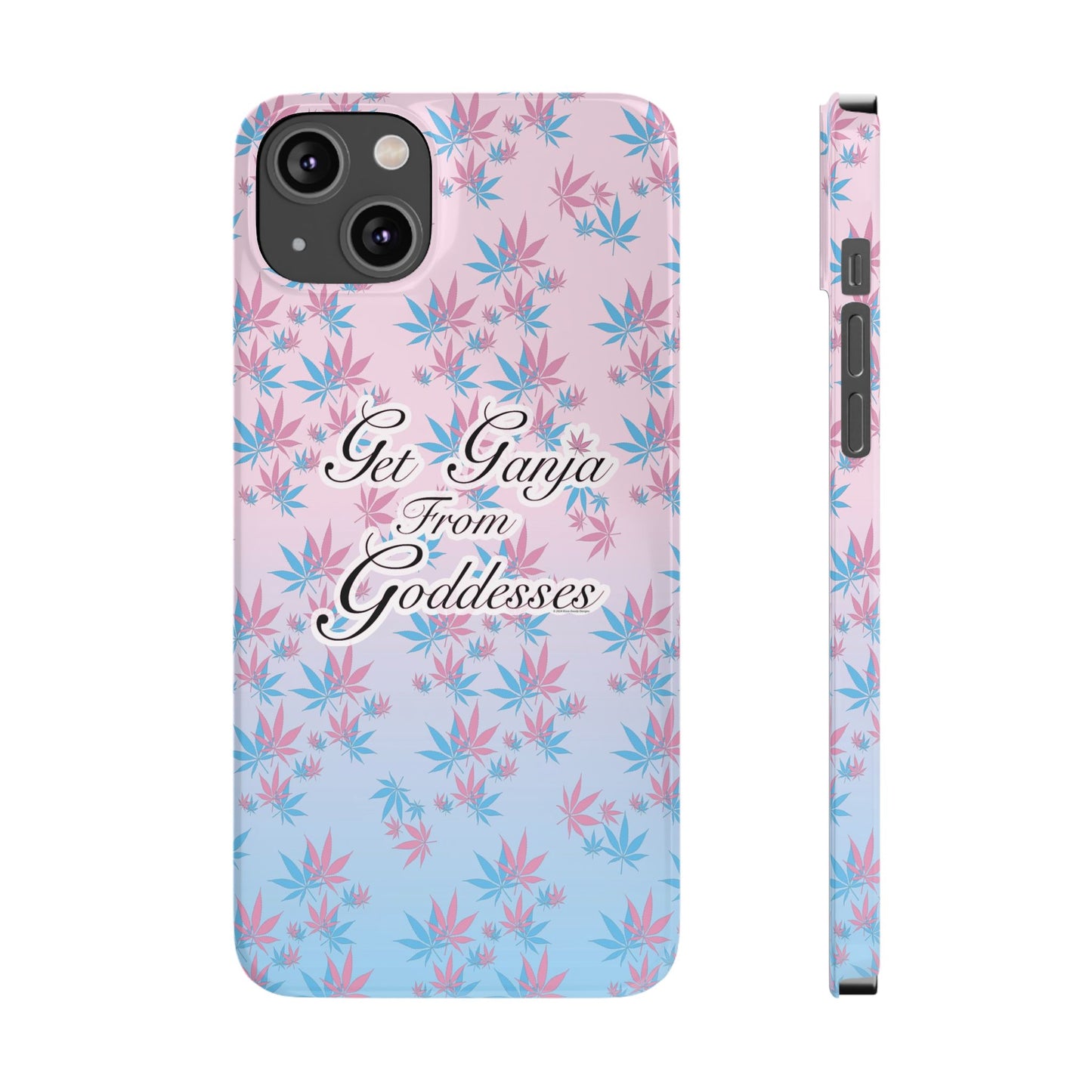 Get G@nja Hemp Leaf Apple iPhone Phone Case