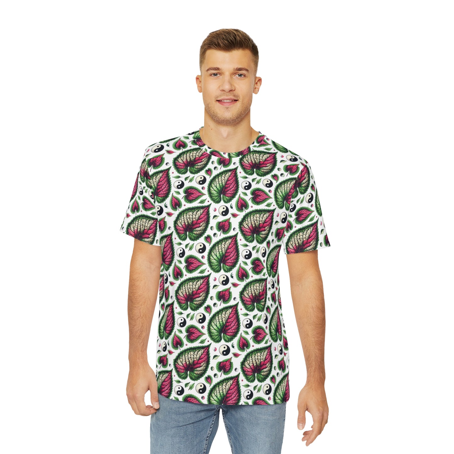 Ying-Yang Gardener Men's Super Soft Polyester Tee