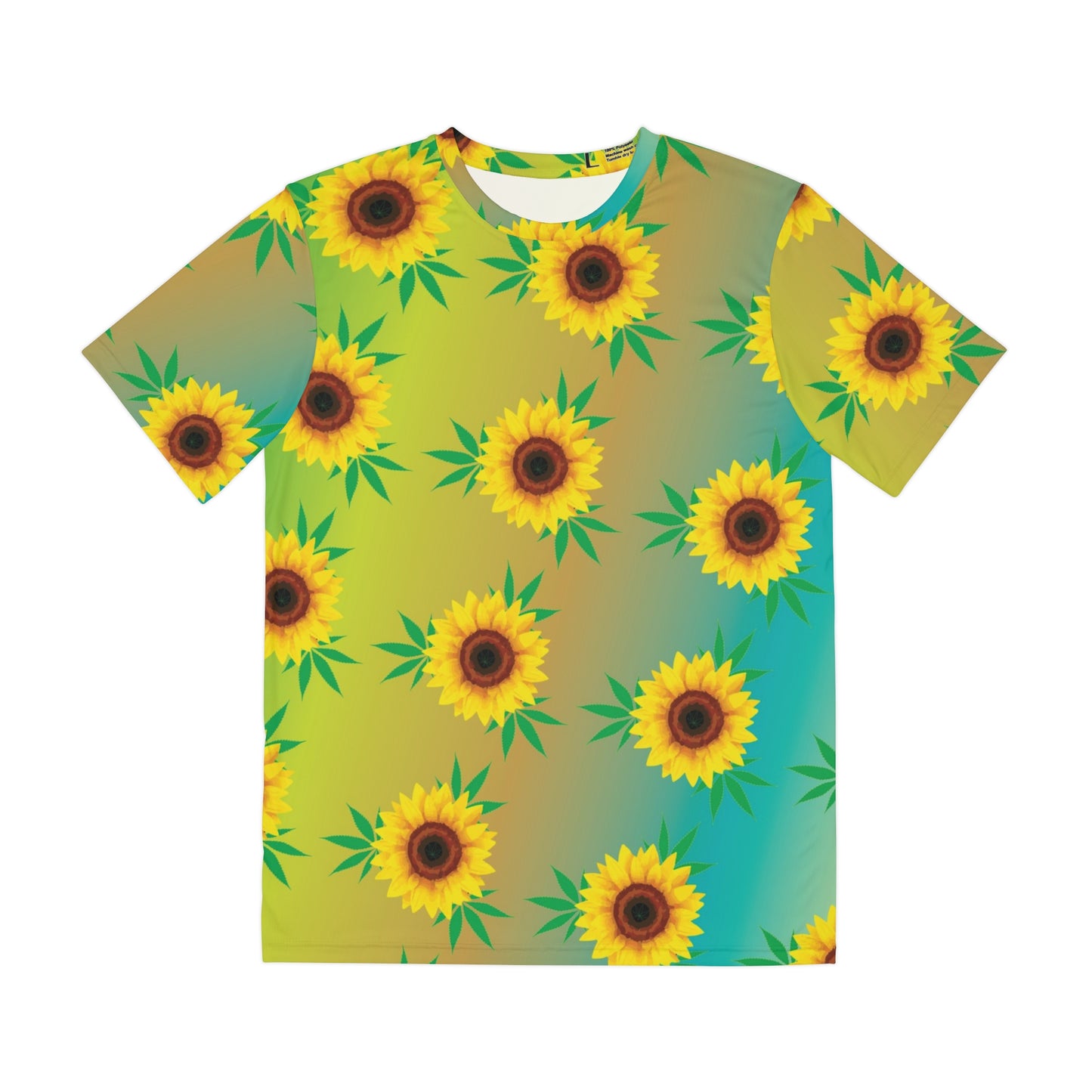 Sunflower Daze Super Soft Mens Polyester Tee Shirt