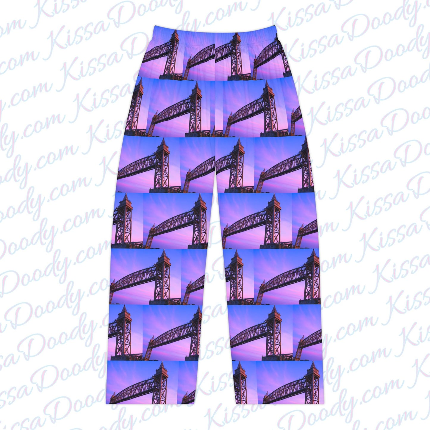 Cape Cod Train Bridge Cape Cod Mass Pajama Pants