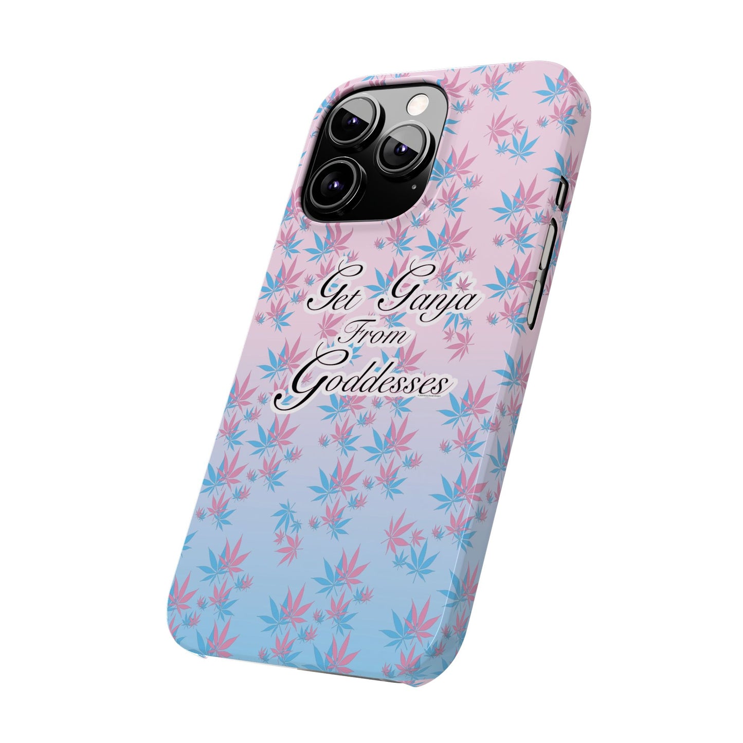 Get G@nja Hemp Leaf Apple iPhone Phone Case