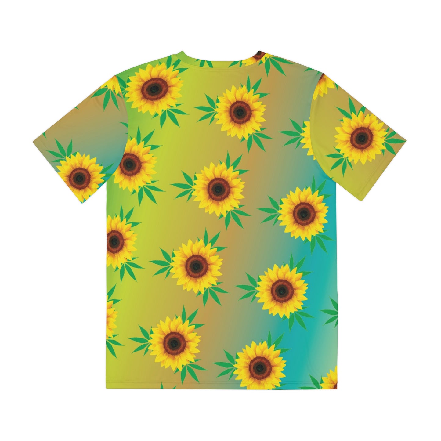 Sunflower Daze Super Soft Mens Polyester Tee Shirt