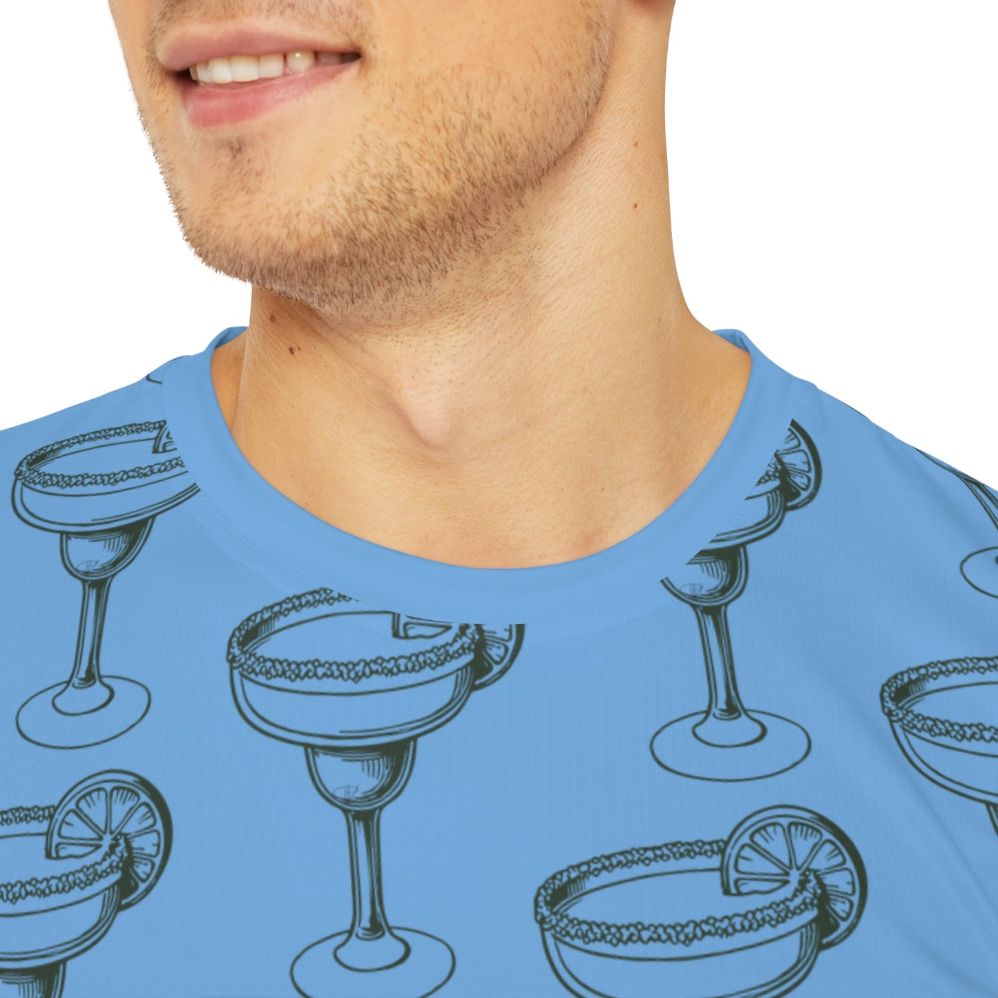 Cheers Margarita Polyester Mens Super Soft Tee Shirt