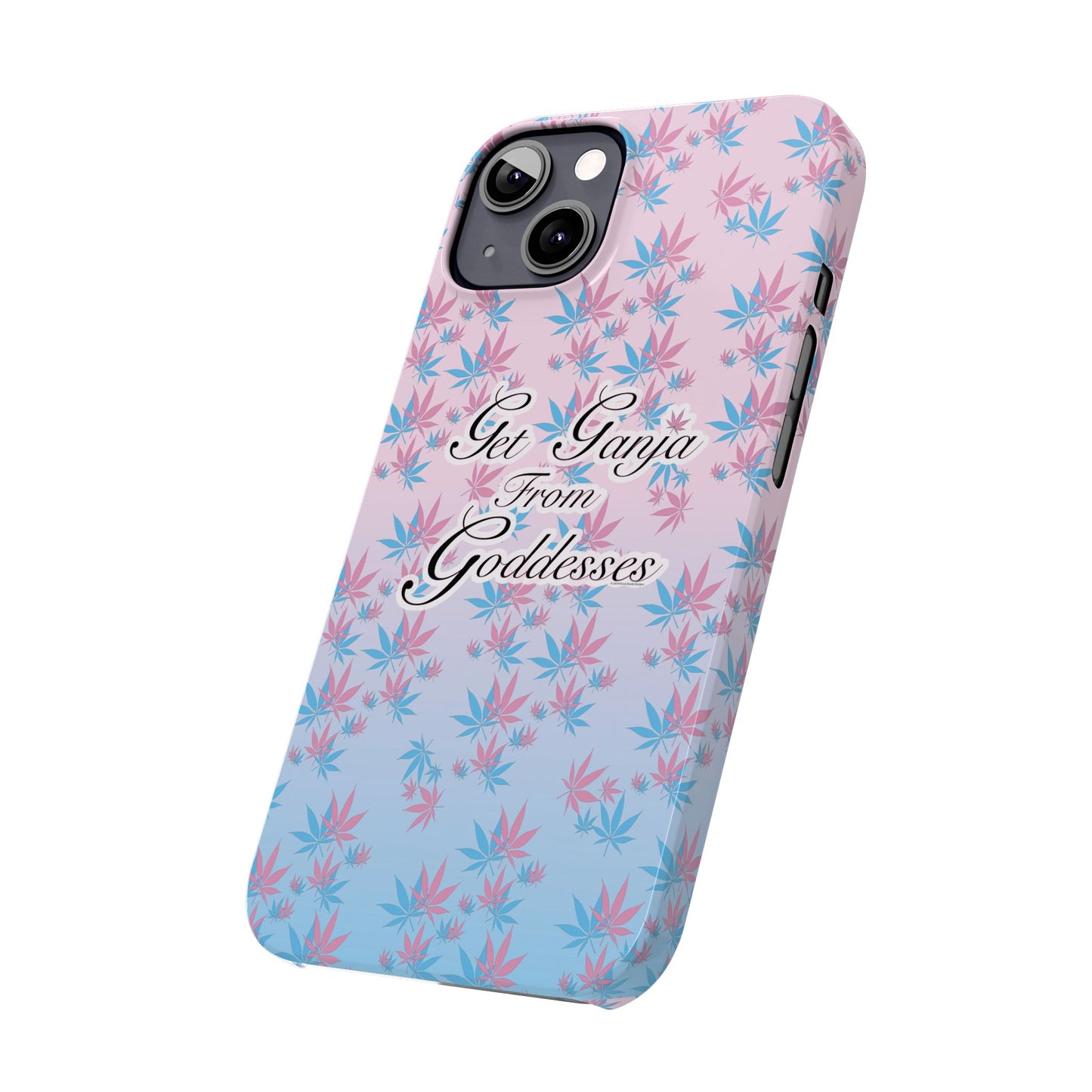 Get G@nja Hemp Leaf Apple iPhone Phone Case