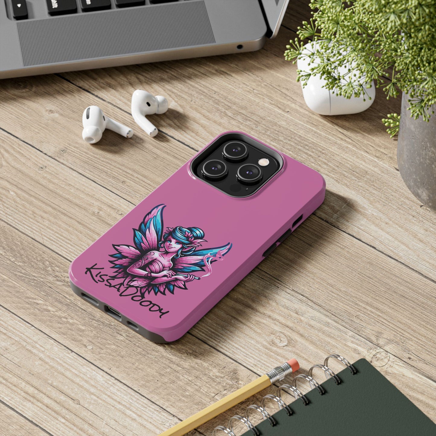 Fairy Nonsense Kissa Doody Tough Pink Phone Case for Apple iPhone