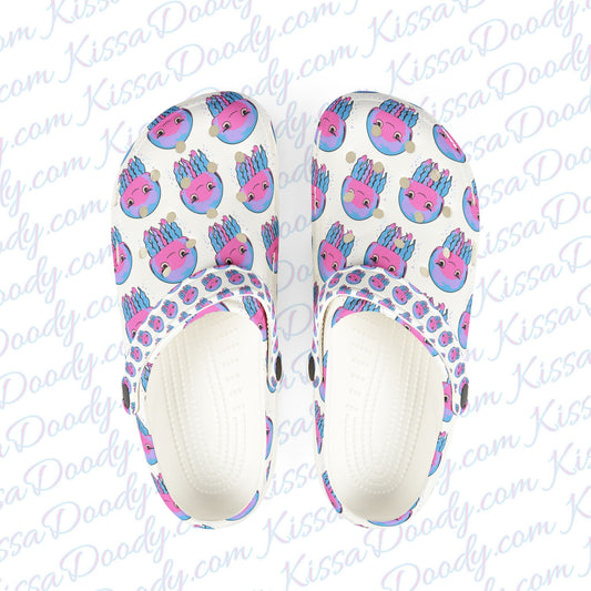 Aren't You Jelly Jellyfish Rubber Garden Clog Shoes Comfortable Slip-On Croc Style Cruise Shoe