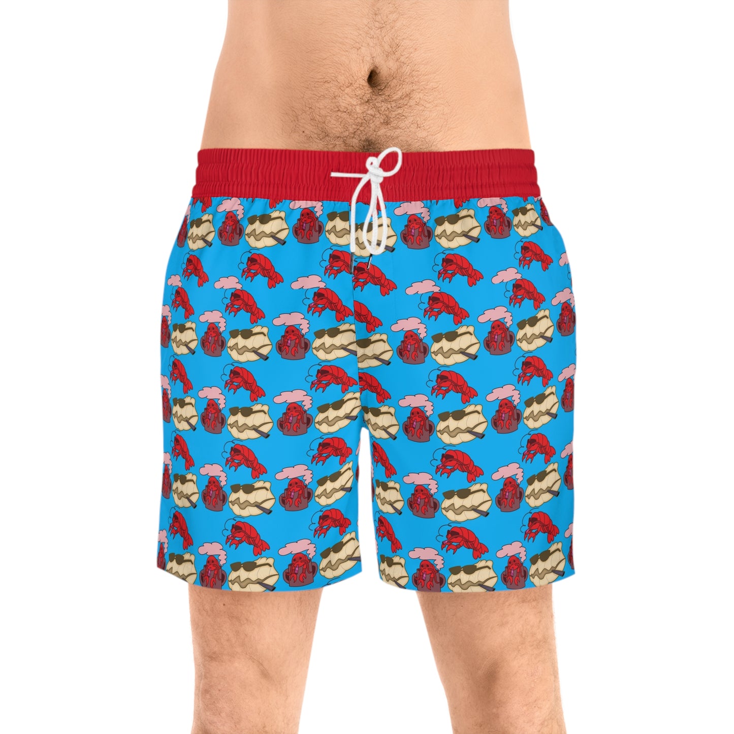 Rock Pot Lobster Mid-Length Swim Shorts