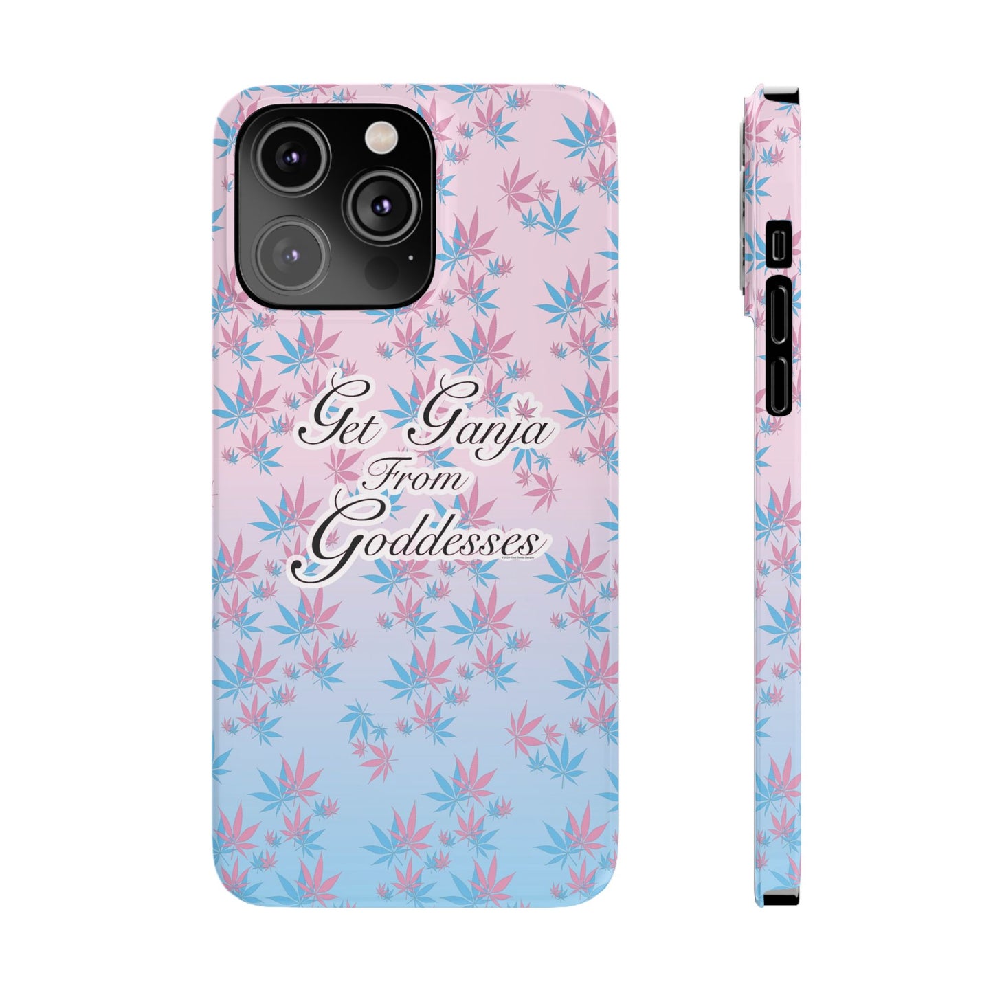 Get G@nja Hemp Leaf Apple iPhone Phone Case