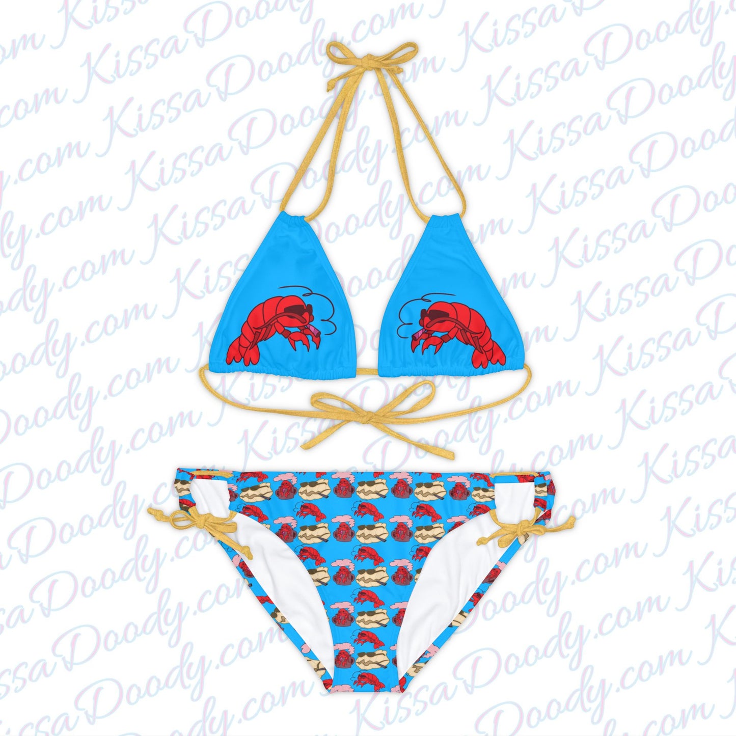 Rock Pot Lobster Womens Bikini Swim Set