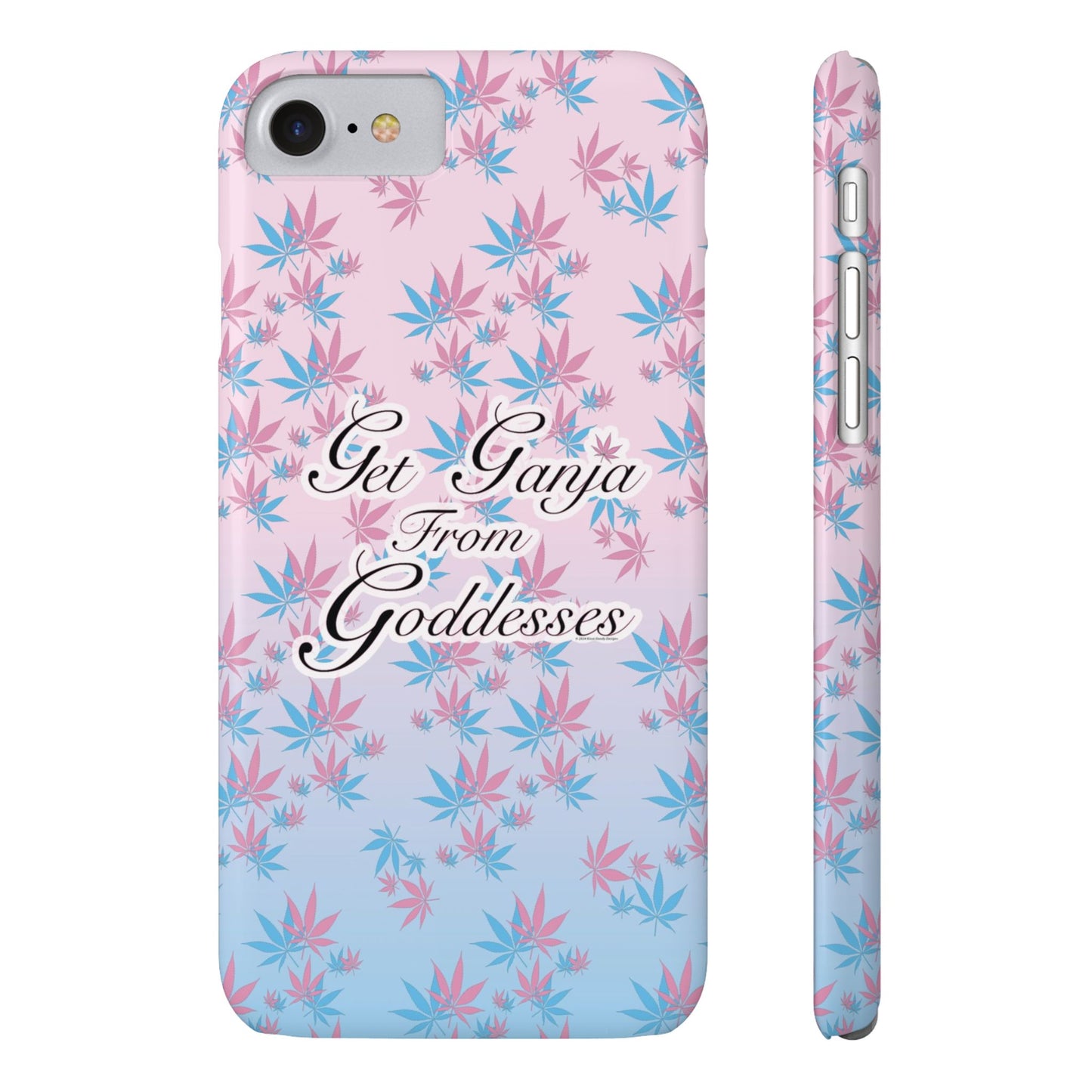 Get G@nja Hemp Leaf Apple iPhone Phone Case