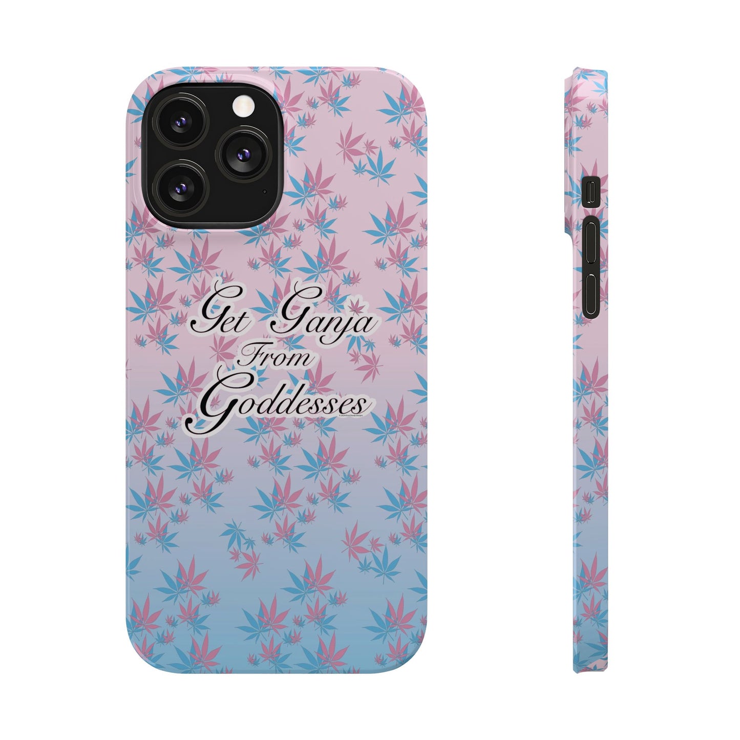 Get G@nja Hemp Leaf Apple iPhone Phone Case