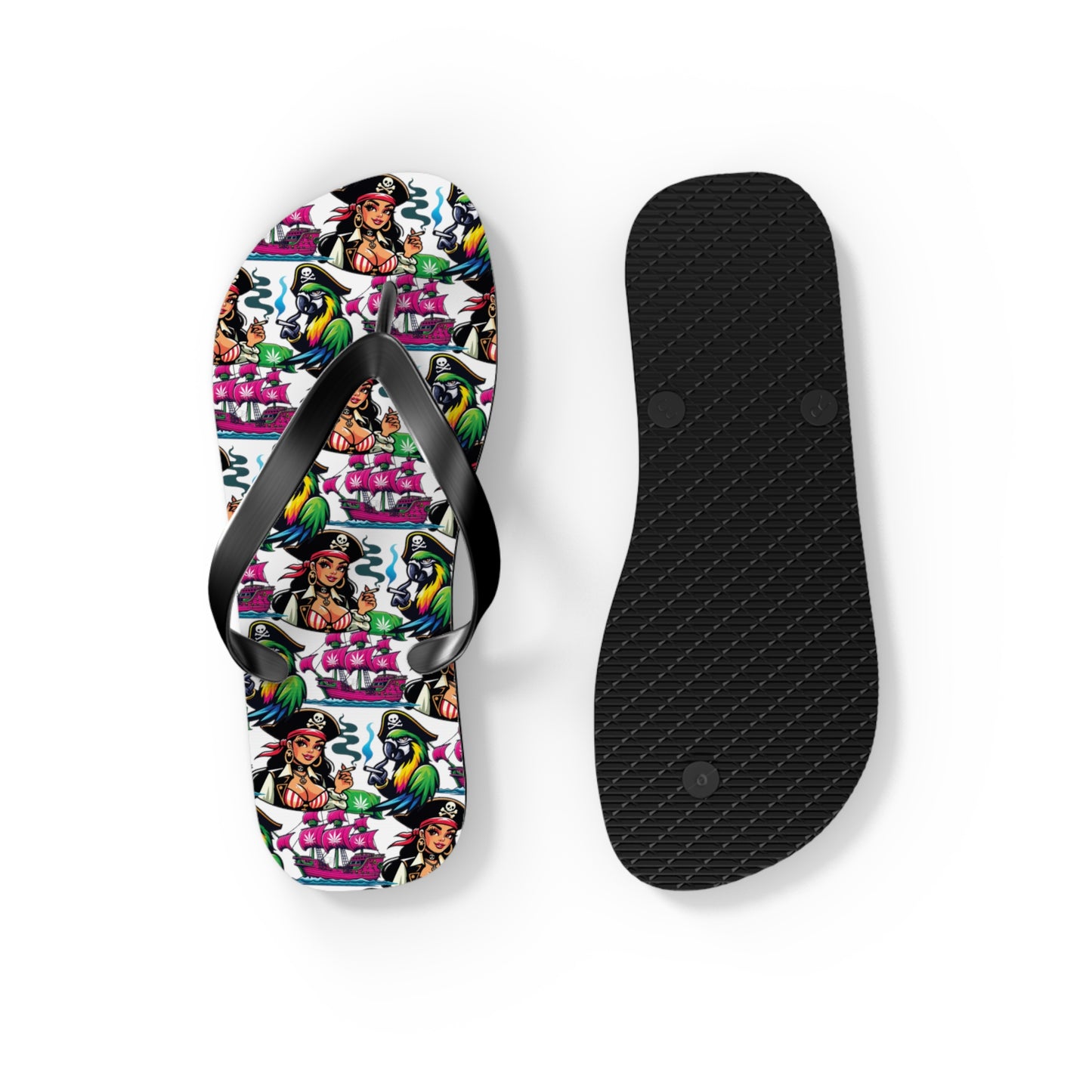 Kush Pirate Flip Flops