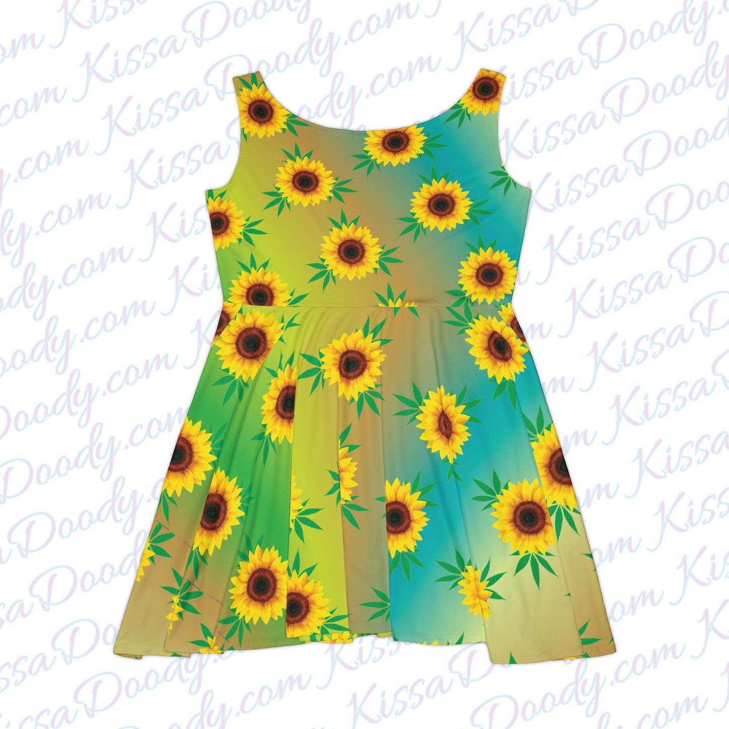 Sunflower Daze Womens Hemp Leaf Dress