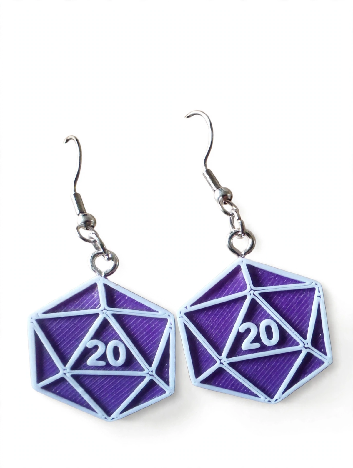 Dragon Dice 3D Printed Women’s Earrings