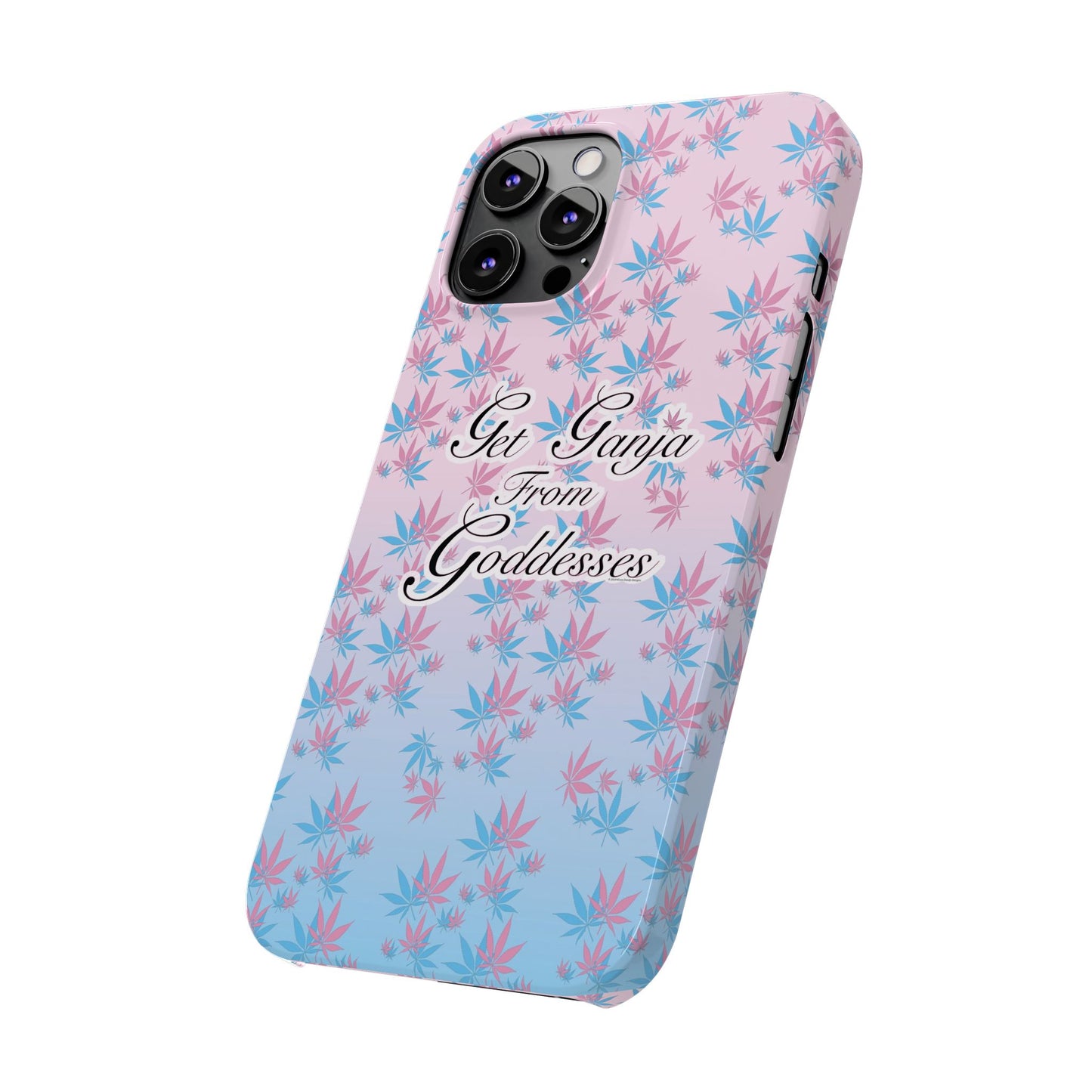 Get G@nja Hemp Leaf Apple iPhone Phone Case