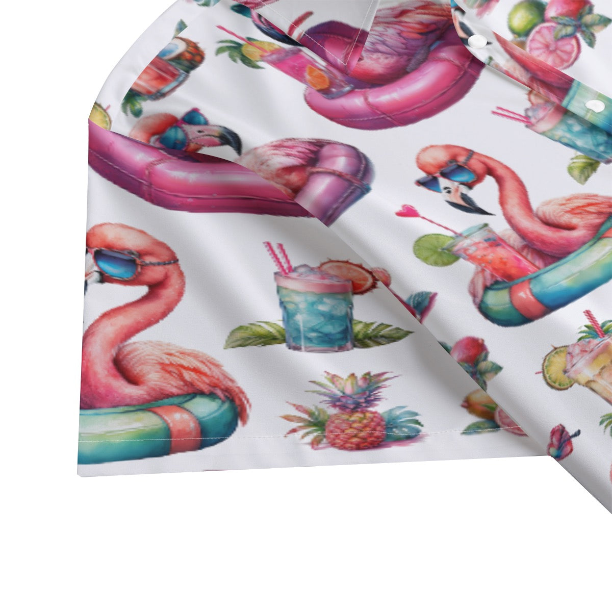 Flamingo Sunrise Men's Lightweight Cruise T-Shirt with Short Sleeves