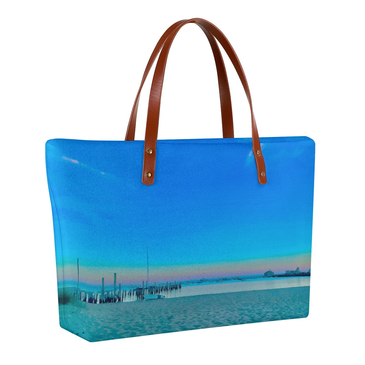Provincetown P-Town Cape Cod Sunset Photography Diving Bag Purse Original Photography by Kissa Doody