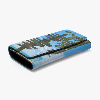 Key West Directional Sign Photo Wallet – Original Photography by Kissa Doody