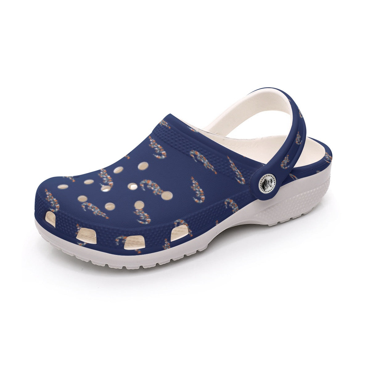 Women’s Florida Gators Inspired Floral Gainesville Garden Clogs Cute Everyday Gardening Shoes Slip