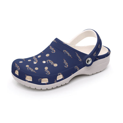 Women’s Florida Gators Inspired Floral Gainesville Garden Clogs Cute Everyday Gardening Shoes Slip