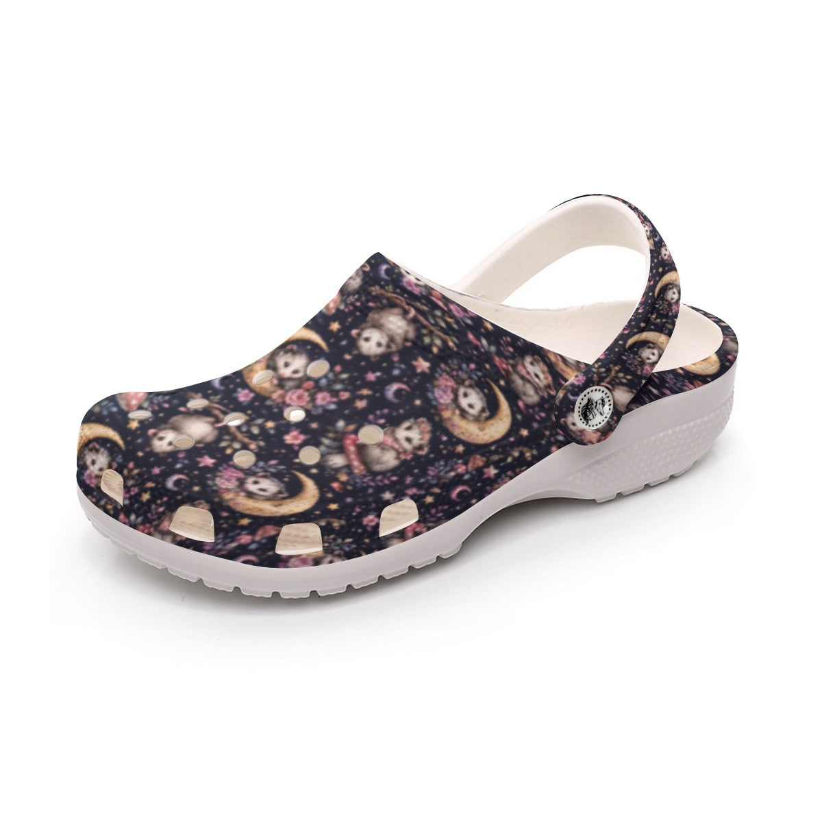 Moon Possum Adorable Fairycore All-Over Print Women's Classic Clogs