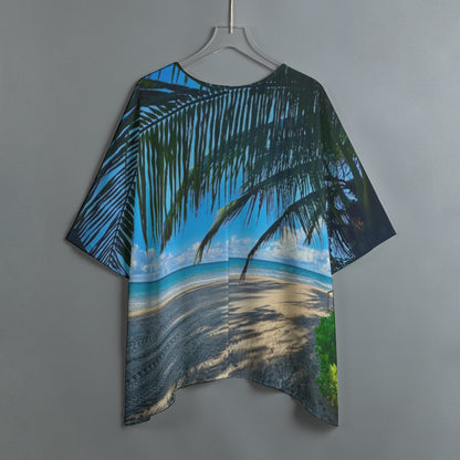 San Juan Beach Bungalow Women's Bat Sleeve Shirt (Yes we took this photo!) =)