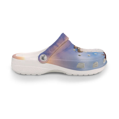 Women's Cape Cod Lighthouse Print Garden Clogs Lightweight EVA SandalsAnti-Slip Sole Beach Shoes