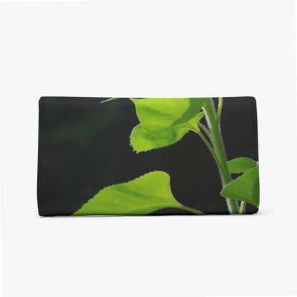 Single Sunflower in Sunlight Foldable Wallet – Original Photography by Kissa Doody