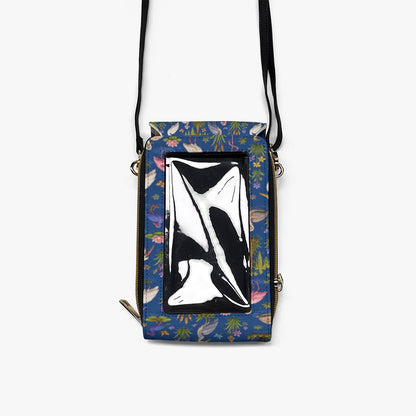 Florida Swamp Birds Mobile Phone Chest Bag – Tropical Wildlife Print Crossbody Bag