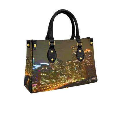 Boston at Night Women's Handbag – Original Photography by Kissa Doody