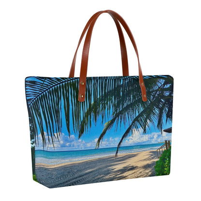 San Juan Beach Bungalow Women's Tote Bag Original Photography by Kissa Doody