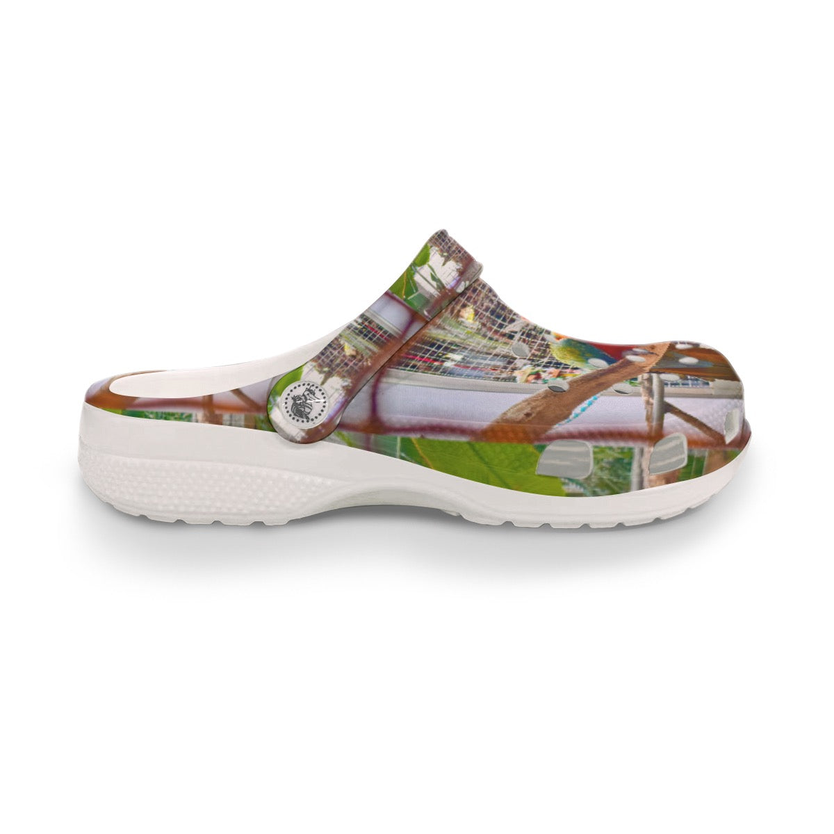 Tropical Parrot Photographic Waterproof Clogs Women’s Bird Print Cruise Vacay Classic Clogs