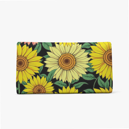 Sunflower Nights Yellow & Black Card Holder Foldable Wallet