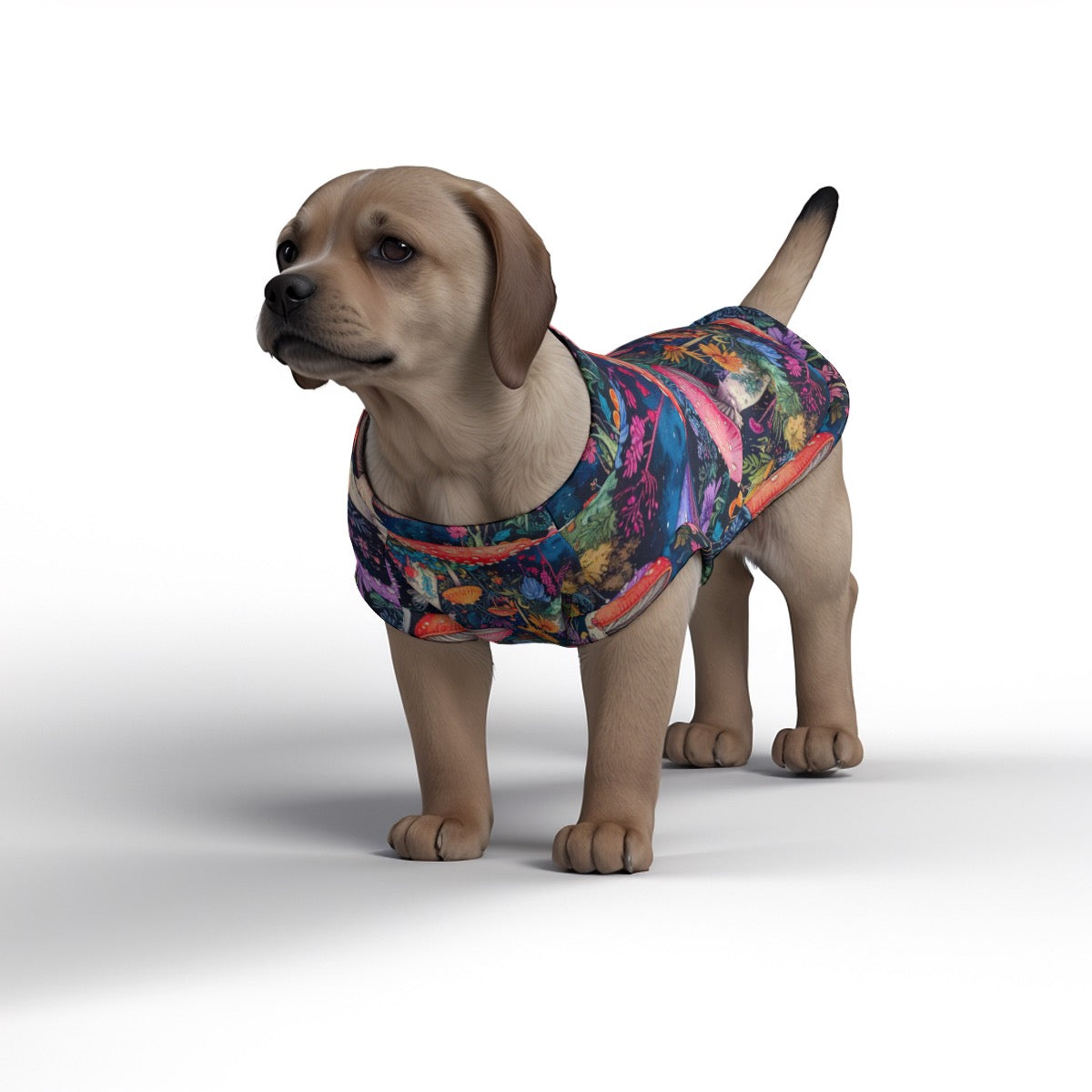 Dog Puppy Mushroom Fairycore Small Tank Top