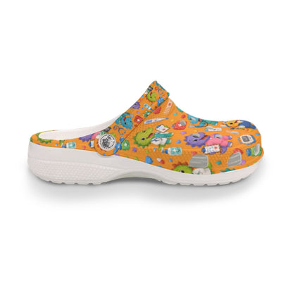 Doctor Dinosaurs Medical Themed Orange Women's Classic Clogs