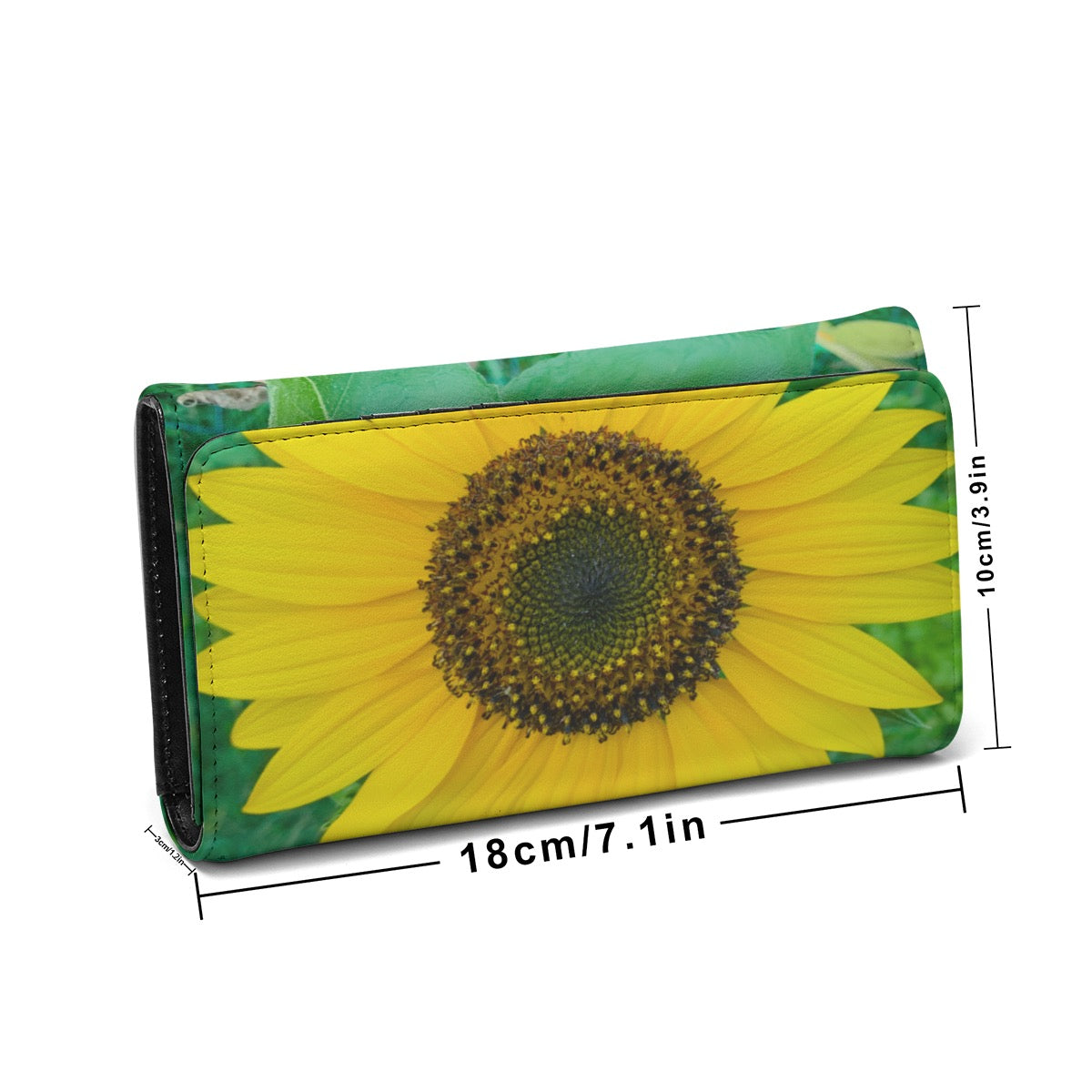 Giant Sunflower Foldable Wallet – Original Photography by Kissa Doody