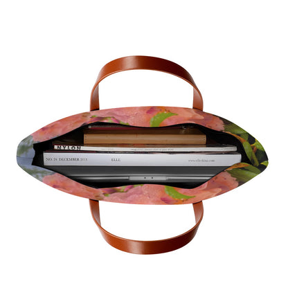 Salmon Pink Rhododendron Photography Diving Bag Purse – Original Alaska Flower Photography by Kissa