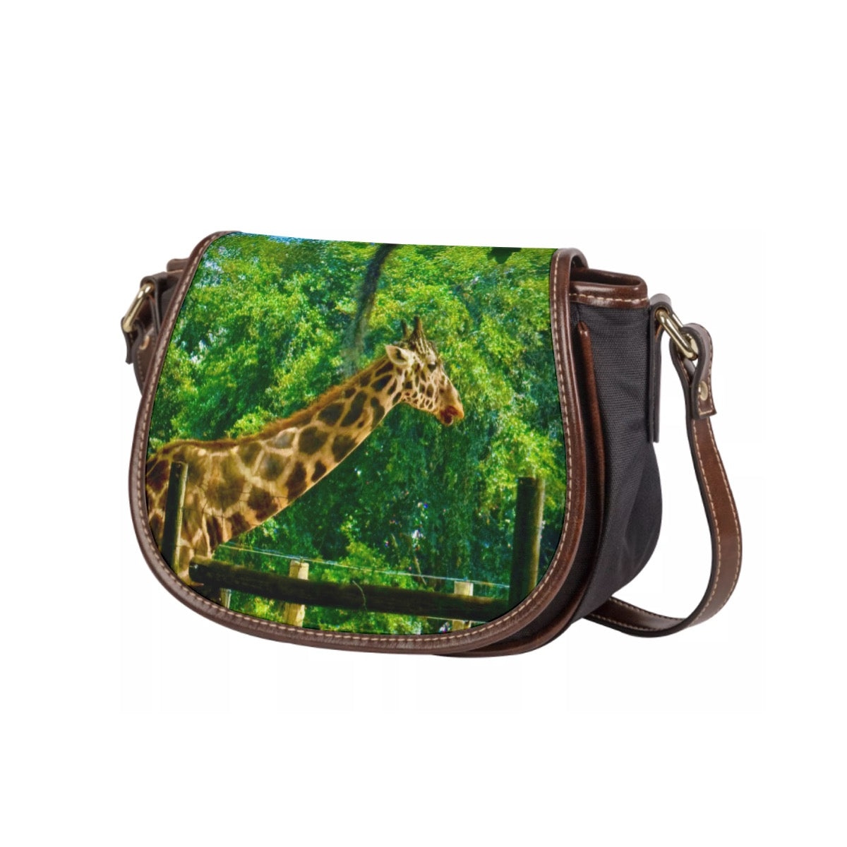 Giraffe Wildlife Shoulder Bag Original Photography by Kissa Doody