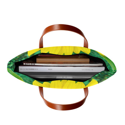 Sunflower Fine Art Photography Bag – Original Photography by Kissa Doody
